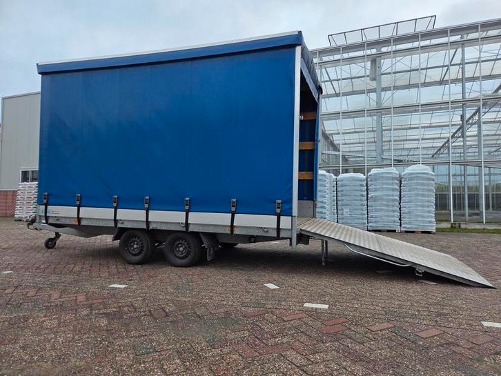 Aanhanger Hapert Azure huif schuifzeil 405x200x230, Auto diversen, Aanhangers en Bagagewagens, Zo goed als nieuw, Ophalen