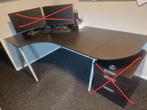 Zwart Galant Ikea hoekbureau, Huis en Inrichting, Bureaus, Ophalen, Gebruikt, Bureau