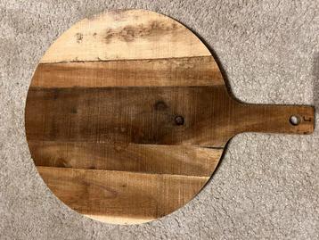 Houten Pizzaschep / Serveerplank. Diameter 40 cm beschikbaar voor biedingen