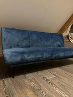 Blauwe Slaapbank Lausanne - Leen Bakker, Gebruikt, 150 tot 200 cm, Tweepersoons, 75 tot 100 cm