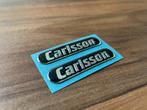 Carlsson logo embleem resin sticker, Ophalen of Verzenden