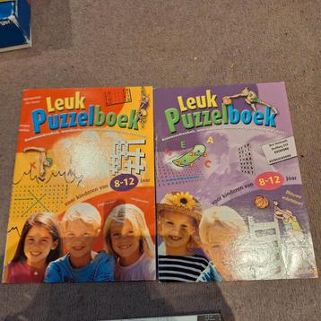 2 Leuke Puzzelboeken 8-12 jaar beschikbaar voor biedingen