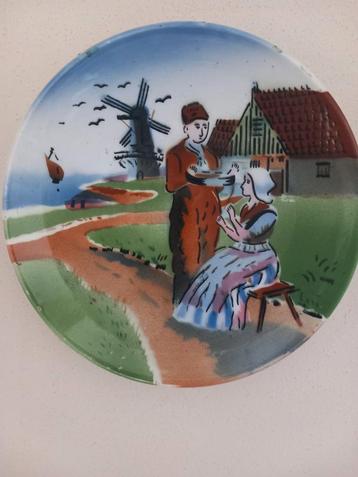 Polychroom wandbord Chodziez Polen Stanislaw Manczak boer  beschikbaar voor biedingen