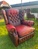 Chesterfield Relax Oorfauteuil, Huis en Inrichting, Fauteuils, Ophalen, Gebruikt, Leer, 75 tot 100 cm