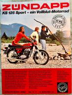 Advertentie Zündapp KS125 Sport, Verzenden, Zo goed als nieuw, Motoren