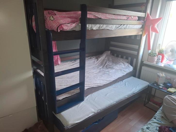 Stapelbed, Huis en Inrichting, Slaapkamer | Stapelbedden en Hoogslapers, Gebruikt, Stapelbed, Overige maten, 190 cm of minder