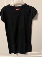 Zwart glitterjurkje maat 134-140, Kinderen en Baby's, Kinderkleding | Maat 134, Meisje, Ophalen of Verzenden, Zo goed als nieuw