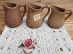 3 vintage Franse gres melkkannetjes, Vieux Gres, Antiek en Kunst, Ophalen of Verzenden