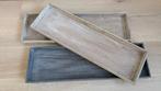 Set van 3 dienbladen voor decoratie, Huis en Inrichting, Woonaccessoires | Dienbladen, Ophalen, Gebruikt, Rechthoekig, Hout
