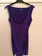 Ralph lauren simple paarse jurk, Ophalen, Zo goed als nieuw, Paars, Onder de knie