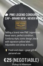PME Legend Corduroy Cap – Brand New – Never Worn, Kleding | Heren, Hoeden en Petten, Ophalen, Zo goed als nieuw