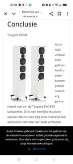 Tangent Evo E45 wit, set, Overige merken, Ophalen of Verzenden, Zo goed als nieuw, Minder dan 60 watt