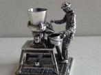 Miniatuur zilverL5 koffiebrander zilveren miniaturen, Antiek en Kunst, Verzenden, Zilver