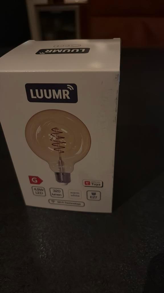 3 stuks LUUMR Smart Lamp E27 G95 amber Filament, Huis en Inrichting, Lampen | Losse lampen, Nieuw, Led-lamp, Minder dan 30 watt