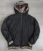 We fashion reversible winterjas zwart/bruin maat 158 164, Meisje, Ophalen of Verzenden, Zo goed als nieuw, WE Fashion