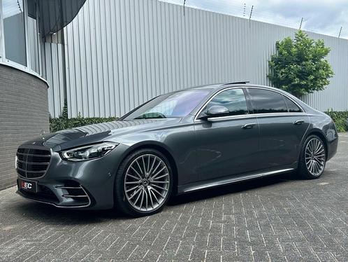 Mercedes-Benz S-klasse 400d 4MATIC L AMG Achterasbe, Auto's, Mercedes-Benz, Bedrijf, Te koop, S-Klasse, 360° camera, 4x4, ABS