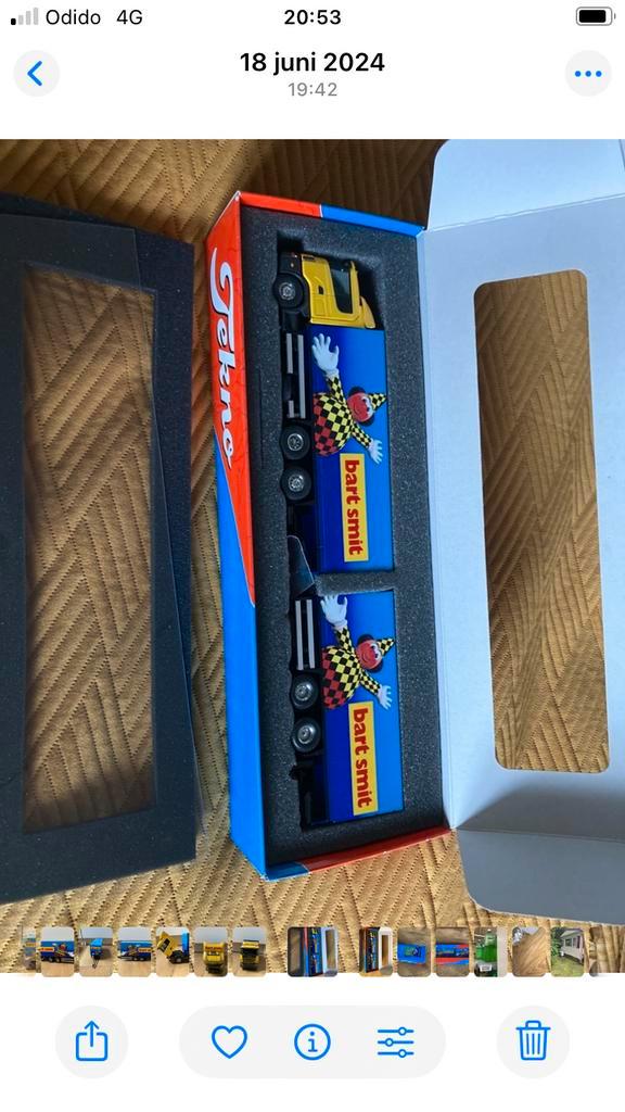Tekno scania 124L bart smit, Hobby en Vrije tijd, Modelauto's | 1:24, Zo goed als nieuw, Bus of Vrachtwagen, Overige merken, Ophalen of Verzenden