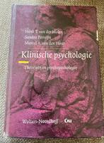 Klinische psychologie theorieën en psychopathologie, Ophalen of Verzenden, Zo goed als nieuw, Klinische psychologie, Henk T. van der Molen