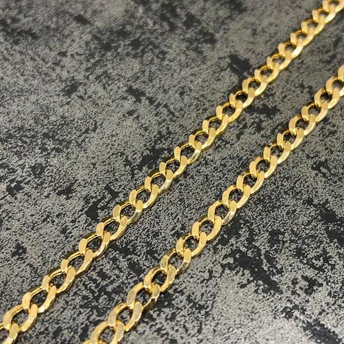14k gouden ketting cuban massief schakel nieuw, Sieraden, Tassen en Uiterlijk, Kettingen, Nieuw, Goud, Ophalen of Verzenden
