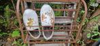 Oud smeedijzeren klompenrek (brocante), Ophalen of Verzenden, Gebruikt