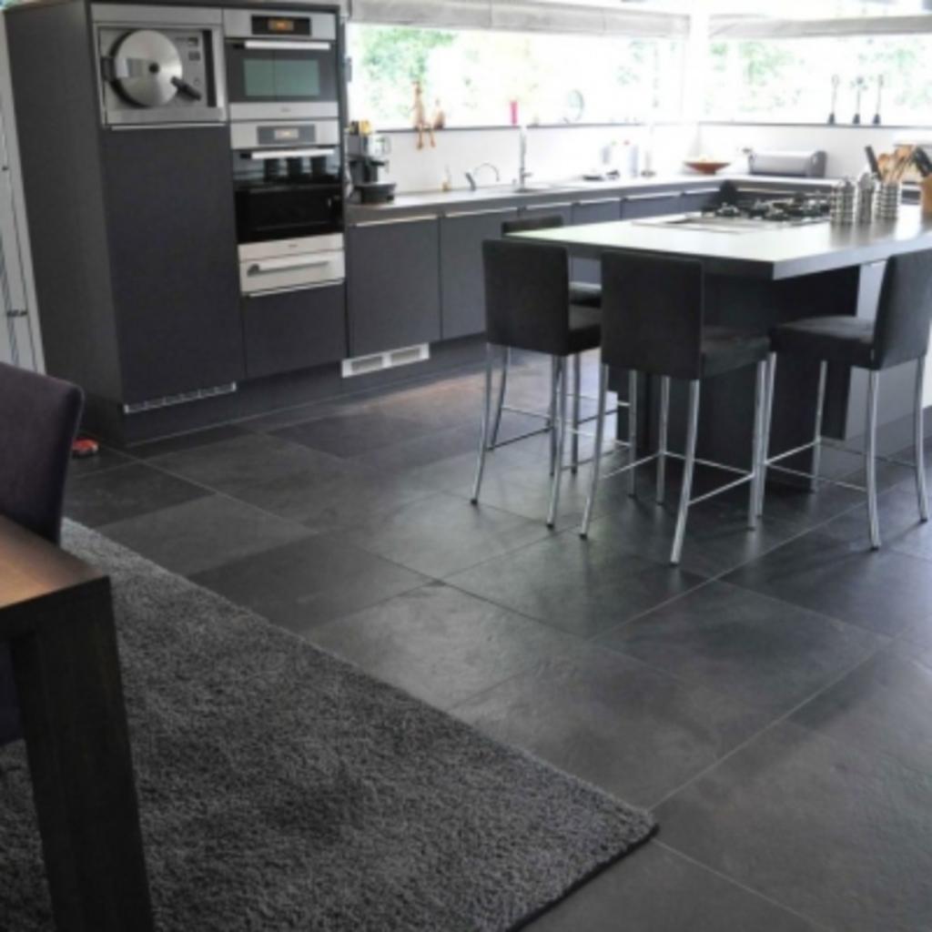 leisteen vloertegels Mustang Leisteen 50x50 cm strak gezaagd, Doe-het-zelf en Verbouw, Tegels, Nieuw, Vloertegels, Ophalen