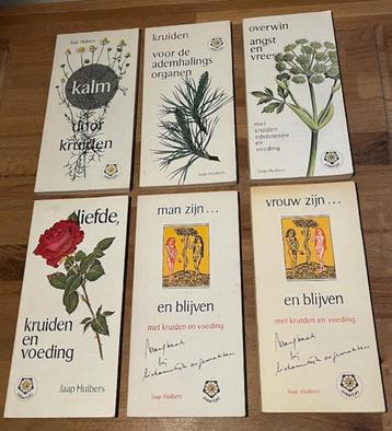 6 x Ankertjes van Jaap Huibers over Kruiden en hun gebruik. beschikbaar voor biedingen