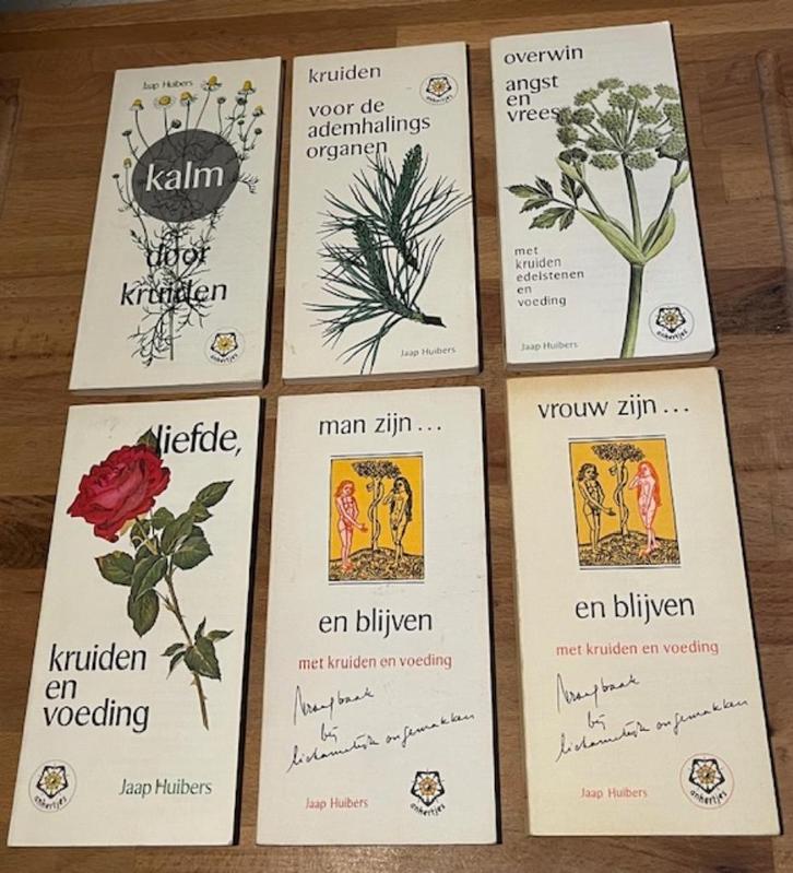6 x Ankertjes van Jaap Huibers over Kruiden en hun gebruik., Boeken, Gezondheid, Dieet en Voeding, Gelezen, Kruiden en Alternatief