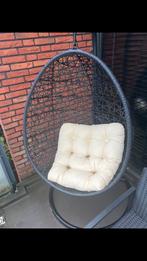 Prachtige zwarte schommelstoel hangstoel, Huis en Inrichting, Stoelen, Ophalen, Zo goed als nieuw, Zwart, Vijf, Zes of meer stoelen
