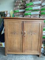 Antieke kast met 2 laden., Ophalen