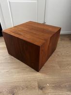 Kubus Salontafel / Bijzettafel Verrijdbaar 60x60 x40, Gebruikt, Vierkant, 55 tot 75 cm, Hout