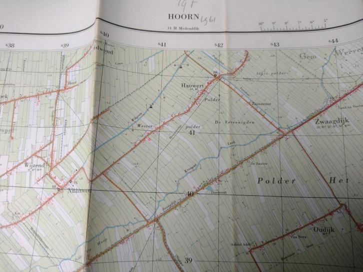 19 F Hoorn Benningbroek Wognum Hoogkarspel Nibbixwoud 1961, Antiek en Kunst, Kunst | Litho's en Zeefdrukken, Ophalen of Verzenden