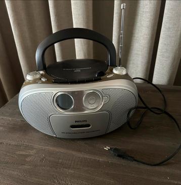 Philips Radio/CD/Cassette Speler - Goedwerkend! beschikbaar voor biedingen