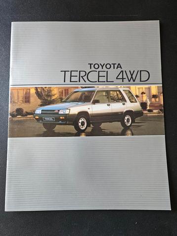 Brochure Toyota Tercel 4WD 1986 beschikbaar voor biedingen