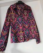 Fleurige blouse maat L, Ophalen of Verzenden, Zo goed als nieuw, Maat 42/44 (L), Paars