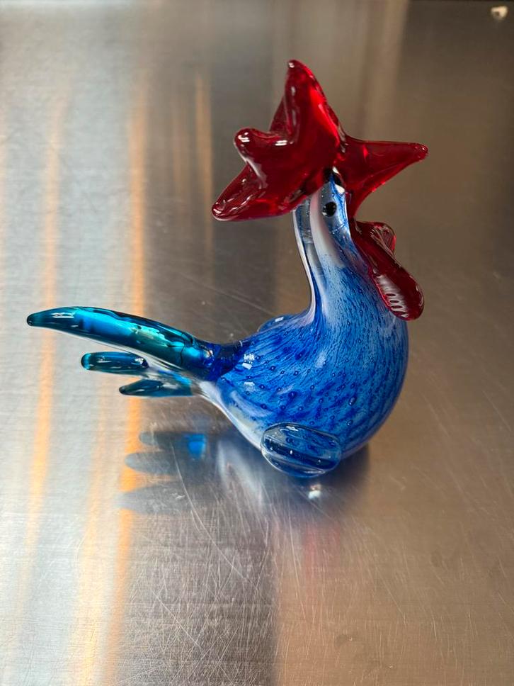 Glazen Haan Muranostijl, Antiek en Kunst, Antiek | Glas en Kristal, Ophalen of Verzenden