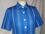 Nieuw Vintage Blouse maat M MOD jaren 60/70    New Old Stock, Ophalen of Verzenden, Nieuw, Maat 38/40 (M), Blauw