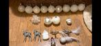 grote kerstballen kerstboom hanger versiering wit zilver, Diversen, Kerst, Ophalen of Verzenden, Zo goed als nieuw