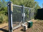 Schuifpoort elektrische, Tuin en Terras, Tuinhekken en Hekwerk, Ophalen, Gebruikt, IJzer