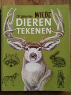 J.C. Amberlyn - Wilde dieren tekenen, J.C. Amberlyn, Ophalen of Verzenden, Zo goed als nieuw