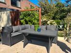 Loungeset AGERMOSE. Nette loungeset/tuinset zwart., Tuin en Terras, Ophalen, Zo goed als nieuw