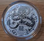 Perth Mint Lunar 3 Dragon/Draak 1/2 oz zilver 2024, Postzegels en Munten, Edelmetalen en Baren, Ophalen of Verzenden, Zilver