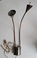Bronzen Wandlamp Schemerlamp met Flexibele Armen, Huis en Inrichting, Lampen | Vloerlampen, Gebruikt, Vintage, Ophalen of Verzenden