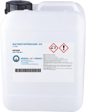 Waterstofperoxide 12% – 5 liter - Hydrogen Peroxide  beschikbaar voor biedingen