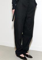 Monique van Heist joga pant 2 black twill cotton broek zwart, Maat 38/40 (M), Zwart, Nieuw, Ophalen of Verzenden