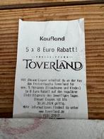 Kortingscoupon Toverland, Tickets en Kaartjes, Kortingen en Cadeaubonnen, Kortingsbon, Pretpark, Drie personen of meer