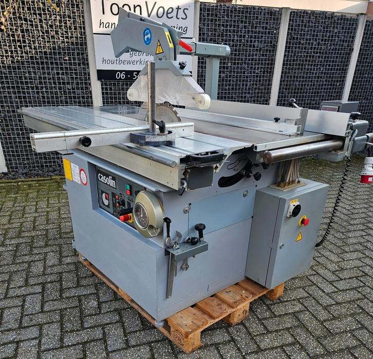Formaatzaag  / Schulpzaag /  Tafelcirkelzaag Casolin, Doe-het-zelf en Verbouw, Gereedschap | Zaagmachines, Gebruikt, Cirkelzaag