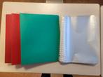 Multomappen, 23-rings en een stapel insteekhoezen. Gebruikt., Diversen, Ophalen of Verzenden, Gebruikt