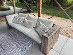 Tuinbank met kussens, Ophalen, Hout