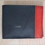 Lederen portemonnee met naam Linda, Overige merken, Bruin, Ophalen of Verzenden, Zo goed als nieuw