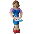 Sarah huisvrouw of Abraham klussend opblaasfiguur te huur, Ophalen, Zo goed als nieuw, Abraham of Sarah